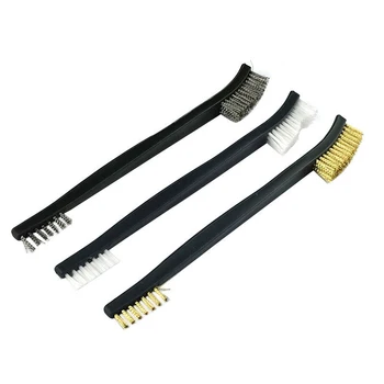 3 pcs Mini Wire Brush Set Steel Brass Nylon Cleaning Polishing Detail Metal Rust Brush Home Kitchen Toilet Cleaning Brush Tools
3 pcs Mini Wire Brush Set Steel Brass Nylon Cleaning Polishing Detail Metal Rust Brush Home Kitchen Toilet Cleaning Brush Tools