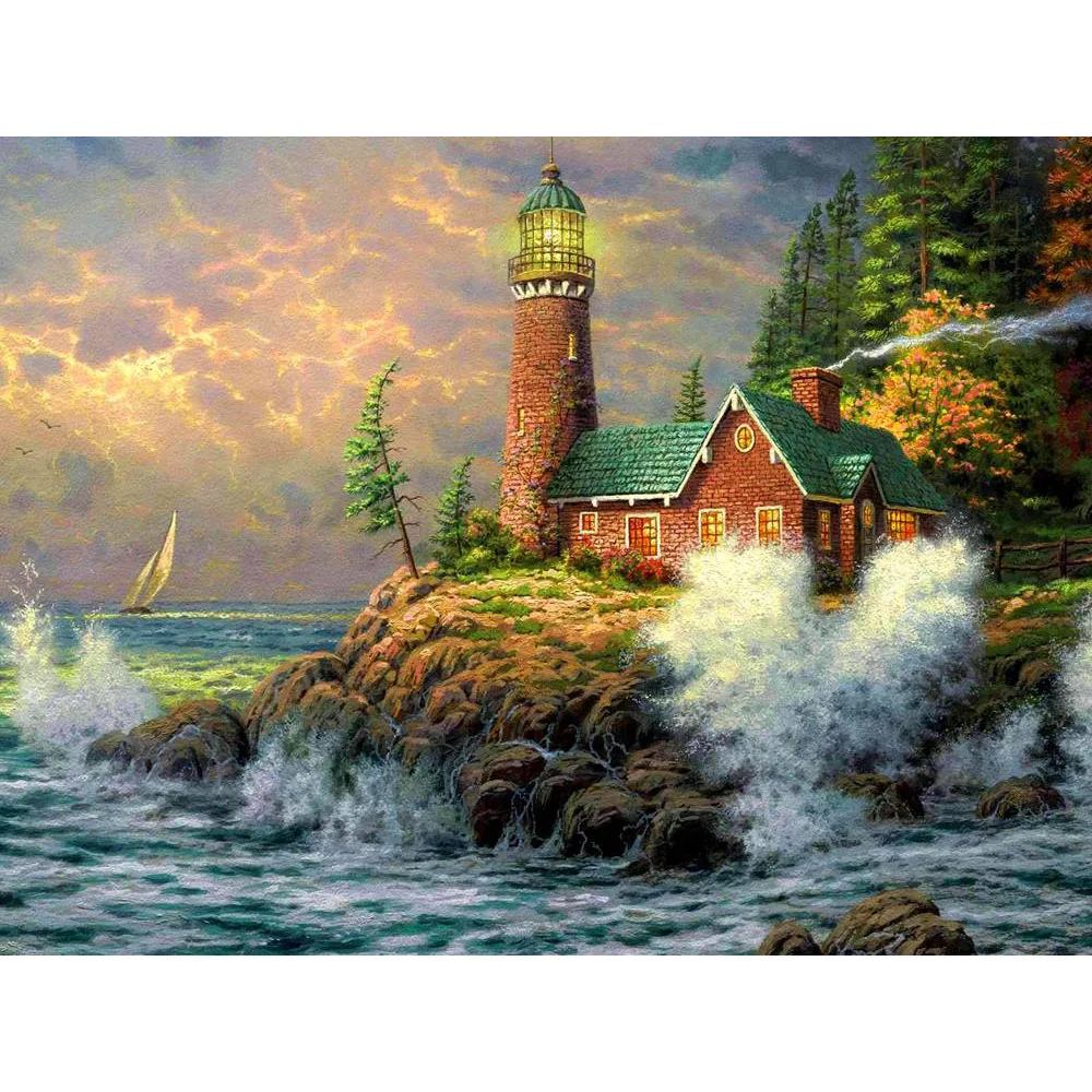 Scenery seaside villa tree landscape DIY Crystal full 5D diamond painting cross stitch kits art mosaic round square rhinestone 
Scenery seaside villa tree landscape DIY Crystal full 5D diamond painting cross stitch kits art mosaic round square rhinestone