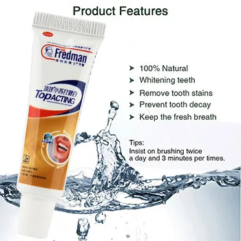 New Natural Baking Soda White Toothpaste Teeth Whitening Cleaning Oral Whitening Dentifrice Remove Hygiene Oral Care Health 20g
New Natural Baking Soda White Toothpaste Teeth Whitening Cleaning Oral Whitening Dentifrice Remove Hygiene Oral Care Health 20g