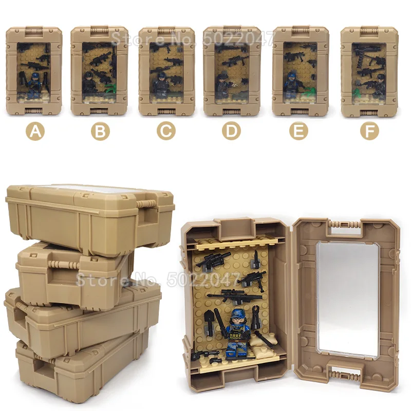 Legoinglys Military Box Battle Library Assemble Building Blocks Display Box Match Figures Weapons WW2 Special Forces PUBG Toys
Legoinglys Military Box Battle Library Assemble Building Blocks Display Box Match Figures Weapons WW2 Special Forces PUBG Toys