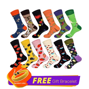 LIONZONE 12Pairs/Lot Harajuku Cool Cotton Men Crew Sock Warm Happy Wedding Gift Streetwear Hip Hop Bird Fruit Socks Men Sox
LIONZONE 12Pairs/Lot Harajuku Cool Cotton Men Crew Sock Warm Happy Wedding Gift Streetwear Hip Hop Bird Fruit Socks Men Sox