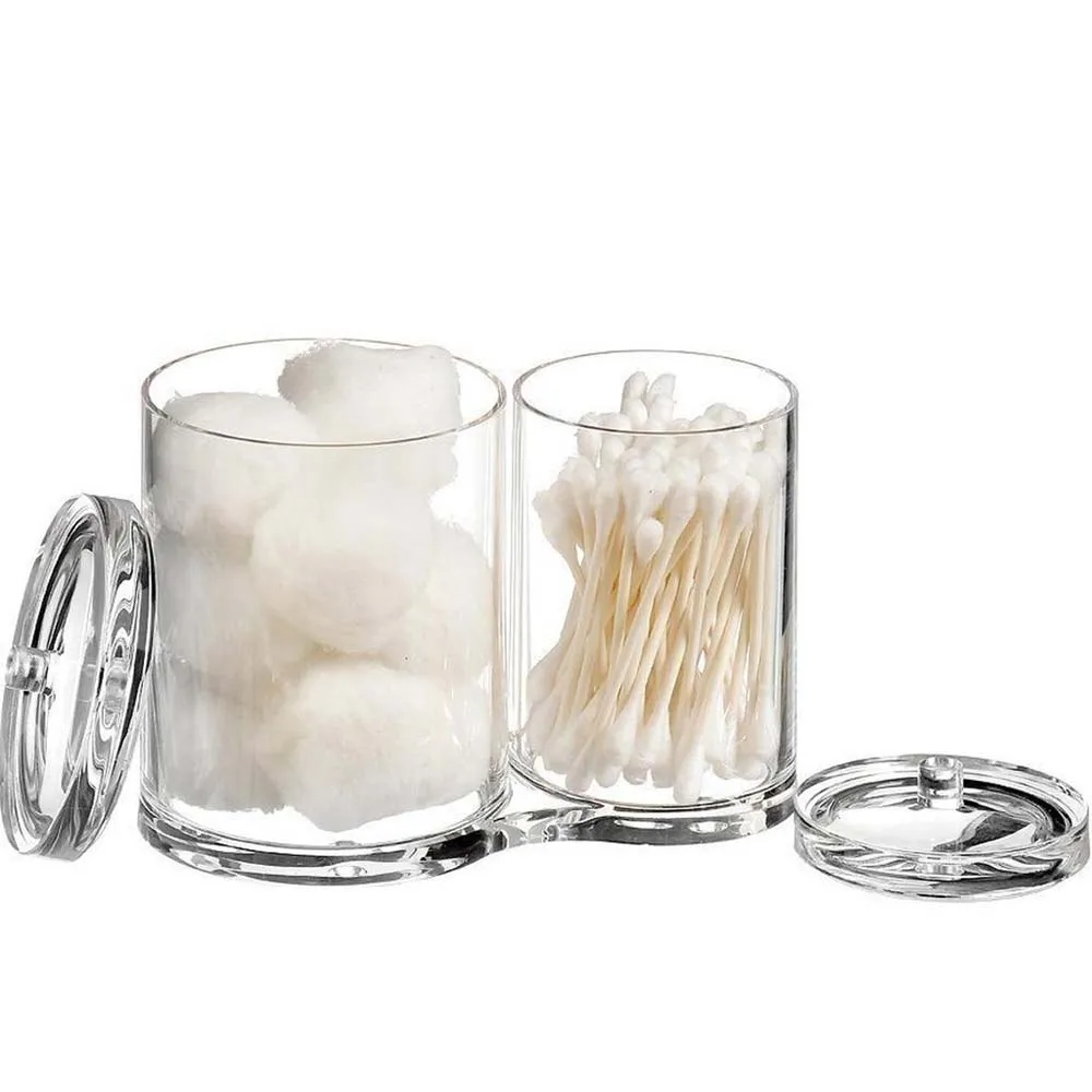 Practical Circular Clear Acrylic Cotton Ball Cotton Swabs Holder Makeup Organizer 1 pc Fashion New Refillable Bottles
Practical Circular Clear Acrylic Cotton Ball Cotton Swabs Holder Makeup Organizer 1 pc Fashion New Refillable Bottles