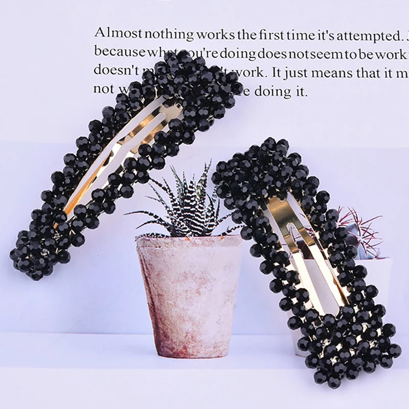 Crystal Hair Clips Fashion Hair Barrettes Decorative Bling Hairpins For Wedding Bridal Bridesmaid Handmade Rhinestone Clips Ha
Crystal Hair Clips Fashion Hair Barrettes Decorative Bling Hairpins For Wedding Bridal Bridesmaid Handmade Rhinestone Clips Ha