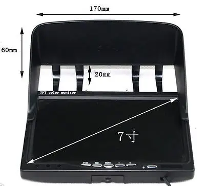 Sun Protect Hood Sun Shade For 7-inch Model Aircraft FPV Aerial Display Monitor