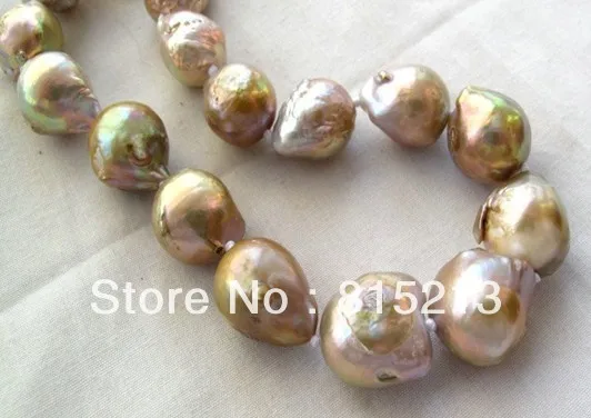 N806 Natural Purple Brown Rainbow Keshi Keishi Baroque Pearl Necklace 14K GP 18" 28% Discount NEW
N806 Natural Purple Brown Rainbow Keshi Keishi Baroque Pearl Necklace 14K GP 18" 28% Discount NEW
