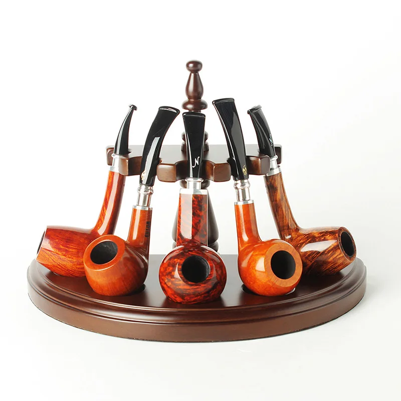 MUXIANG Smoking Pipe Accessories 5 Pipe Rack Half-round Romanesque Style Safer and More Practical Tobacco Pipe Stand fa0069WB
MUXIANG Smoking Pipe Accessories 5 Pipe Rack Half-round Romanesque Style Safer and More Practical Tobacco Pipe Stand fa0069WB
