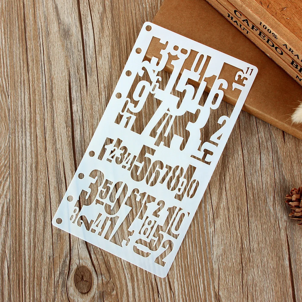 1Pcs A6 Number 0-9 Digit DIY Craft Layering Stencils Wall Painting Scrapbooking Stamping Embossing Album Paper Card Template
1Pcs A6 Number 0-9 Digit DIY Craft Layering Stencils Wall Painting Scrapbooking Stamping Embossing Album Paper Card Template