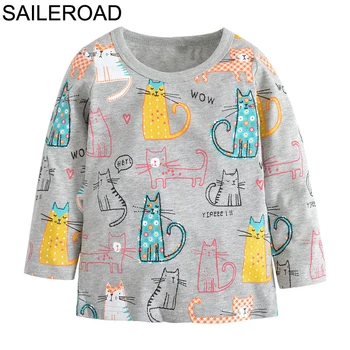 SAILEROAD 2-7Year Children Kids Long Sleeve Clothing Autumn 2019 Year Cartoon Cat Girls Tops Tees Clothes Girls Long Sleeve Tops
SAILEROAD 2-7Year Children Kids Long Sleeve Clothing Autumn 2019 Year Cartoon Cat Girls Tops Tees Clothes Girls Long Sleeve Tops