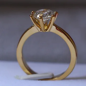 Lovely Design 14Karat Yellow Gold 0.6CT Solitaire Six Prongs Fine Diamond Wedding Band Ring Fine Wedding Jewelry For Girl
Lovely Design 14Karat Yellow Gold 0.6CT Solitaire Six Prongs Fine Diamond Wedding Band Ring Fine Wedding Jewelry For Girl