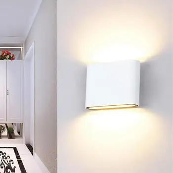 LED Wall Light Waterproof Outdoor Wall Lamp Aluminum 6W/12W LED Wall Light Indoor Decorated Wall Sconce 
LED Wall Light Waterproof Outdoor Wall Lamp Aluminum 6W/12W LED Wall Light Indoor Decorated Wall Sconce