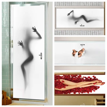 Naked girl woman bathroom door stickers waterproof self-adhesive pvc door wallpaper mural home decoration 77cm*200cm
Naked girl woman bathroom door stickers waterproof self-adhesive pvc door wallpaper mural home decoration 77cm*200cm