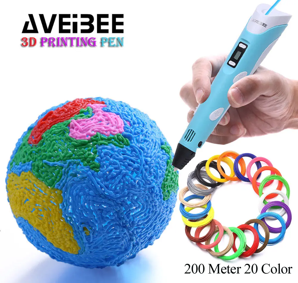 3D Pen Set LED Display DIY 3 D Printing Pen With 100M 200 Meter PLA Filamens Plastic Arts Toys For School Drawing Painting
3D Pen Set LED Display DIY 3 D Printing Pen With 100M 200 Meter PLA Filamens Plastic Arts Toys For School Drawing Painting