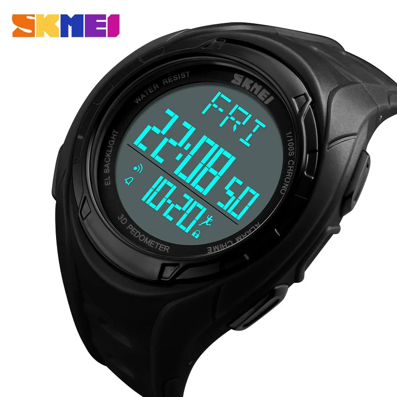 Skmei Luxury Brand Mens Sports Watch Double time Pedometer Calories 50M Water Resistant Wristwatch Digital LED Military Watches
Skmei Luxury Brand Mens Sports Watch Double time Pedometer Calories 50M Water Resistant Wristwatch Digital LED Military Watches