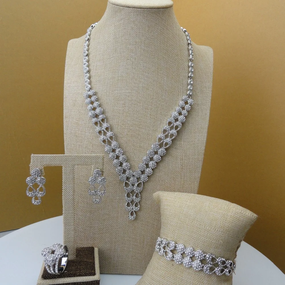 Yuminglai 2019 Fashion Luxury Dubai Sliver Color Plated Gold Lady Jewelry Sets FHK5547
Yuminglai 2019 Fashion Luxury Dubai Sliver Color Plated Gold Lady Jewelry Sets FHK5547