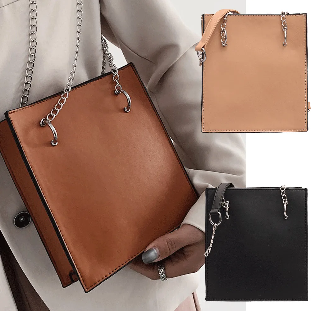 Femme Leather Chain Handbags Women Bags Designer Hand bags Women Shoulder Crossbody Messenger Bag 2019 Casual Tote
Femme Leather Chain Handbags Women Bags Designer Hand bags Women Shoulder Crossbody Messenger Bag 2019 Casual Tote