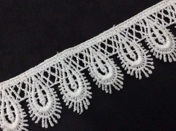 2.5cm polyester water soluble exquisite peacock feather motif embroidery lace trim, XERY-XHX001C
2.5cm polyester water soluble exquisite peacock feather motif embroidery lace trim, XERY-XHX001C