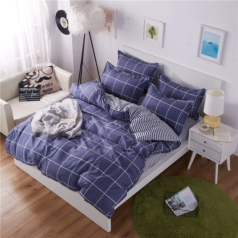 New Fashion Comfortable Soft Printed Polyester Fiber Bedding Simple And Elegant Four-Piece Quilt Cover Sheets Pillowcase
New Fashion Comfortable Soft Printed Polyester Fiber Bedding Simple And Elegant Four-Piece Quilt Cover Sheets Pillowcase