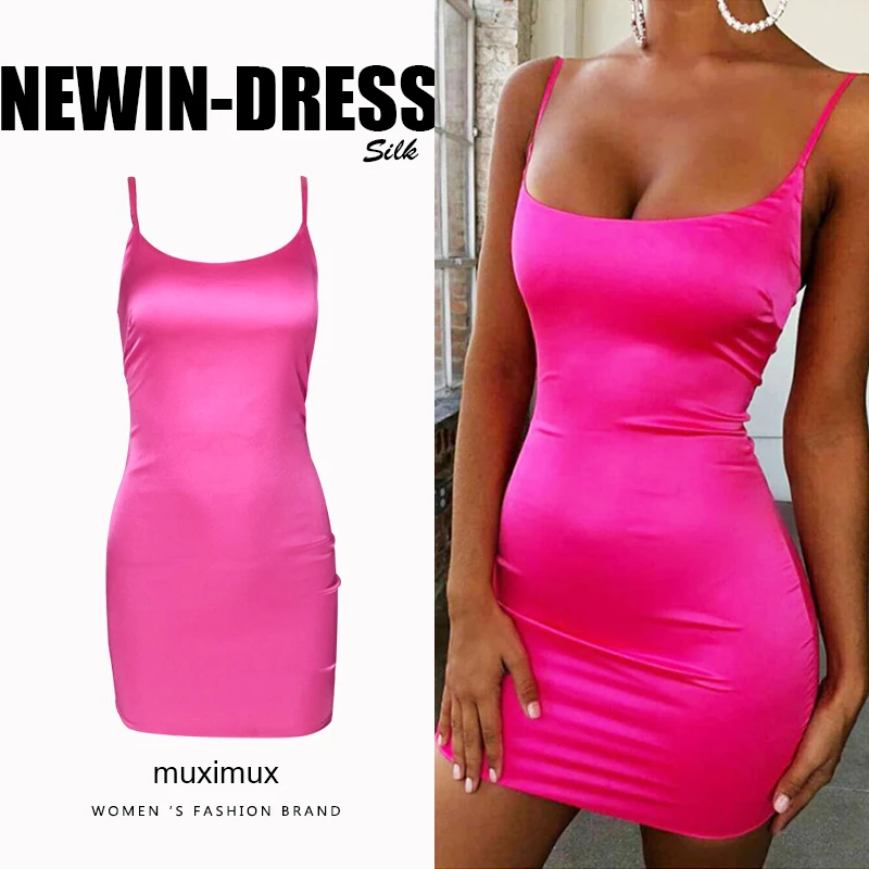 2019 Summer Women Dresses Sping Sexy Bodycon Solid Silk Black Spaghetti Strap Mini Short Party Club Pencil Dress For Women
2019 Summer Women Dresses Sping Sexy Bodycon Solid Silk Black Spaghetti Strap Mini Short Party Club Pencil Dress For Women
