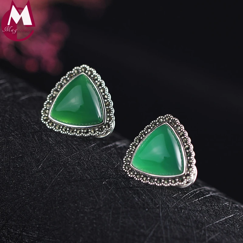 6 Color Natural Stone Agate Black Earrings 100% Sterling Silver 925 Jewelry Gifts Ethnic Jade Topaz Opal Earrings For Women SE77
6 Color Natural Stone Agate Black Earrings 100% Sterling Silver 925 Jewelry Gifts Ethnic Jade Topaz Opal Earrings For Women SE77