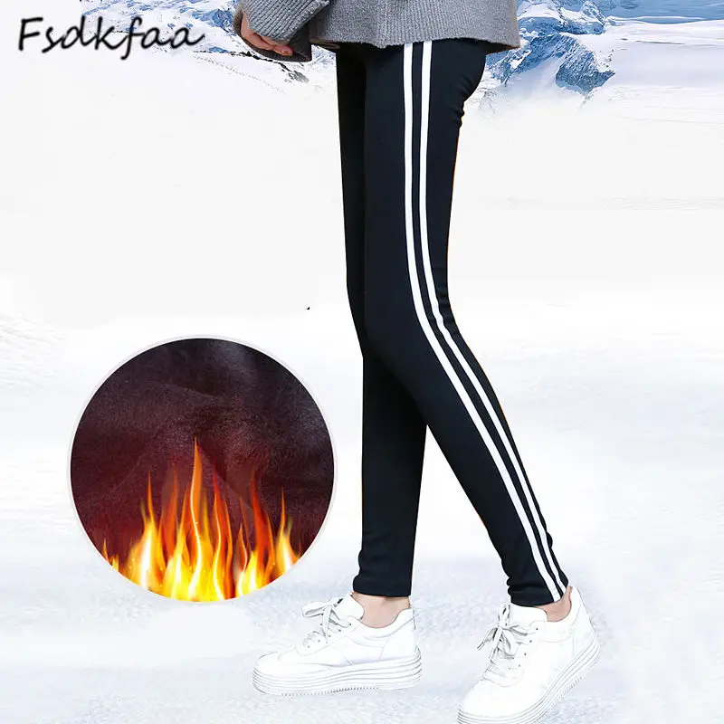 FSDKFAA Women Leggings Pencil Pants 2019 Warm Fleece Plus Velvet Skinny Strip Jeggings Plus Size 6XL 5XL XL Trousers
FSDKFAA Women Leggings Pencil Pants 2019 Warm Fleece Plus Velvet Skinny Strip Jeggings Plus Size 6XL 5XL XL Trousers