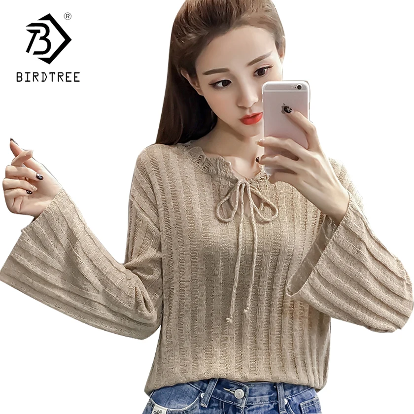 O-Neck Sweater 2018 Spring New Arrival Women Loose Tops Long Flare Sleeves Slim Sweater Fashion Pullover Women Clothings S83228L
O-Neck Sweater 2018 Spring New Arrival Women Loose Tops Long Flare Sleeves Slim Sweater Fashion Pullover Women Clothings S83228L