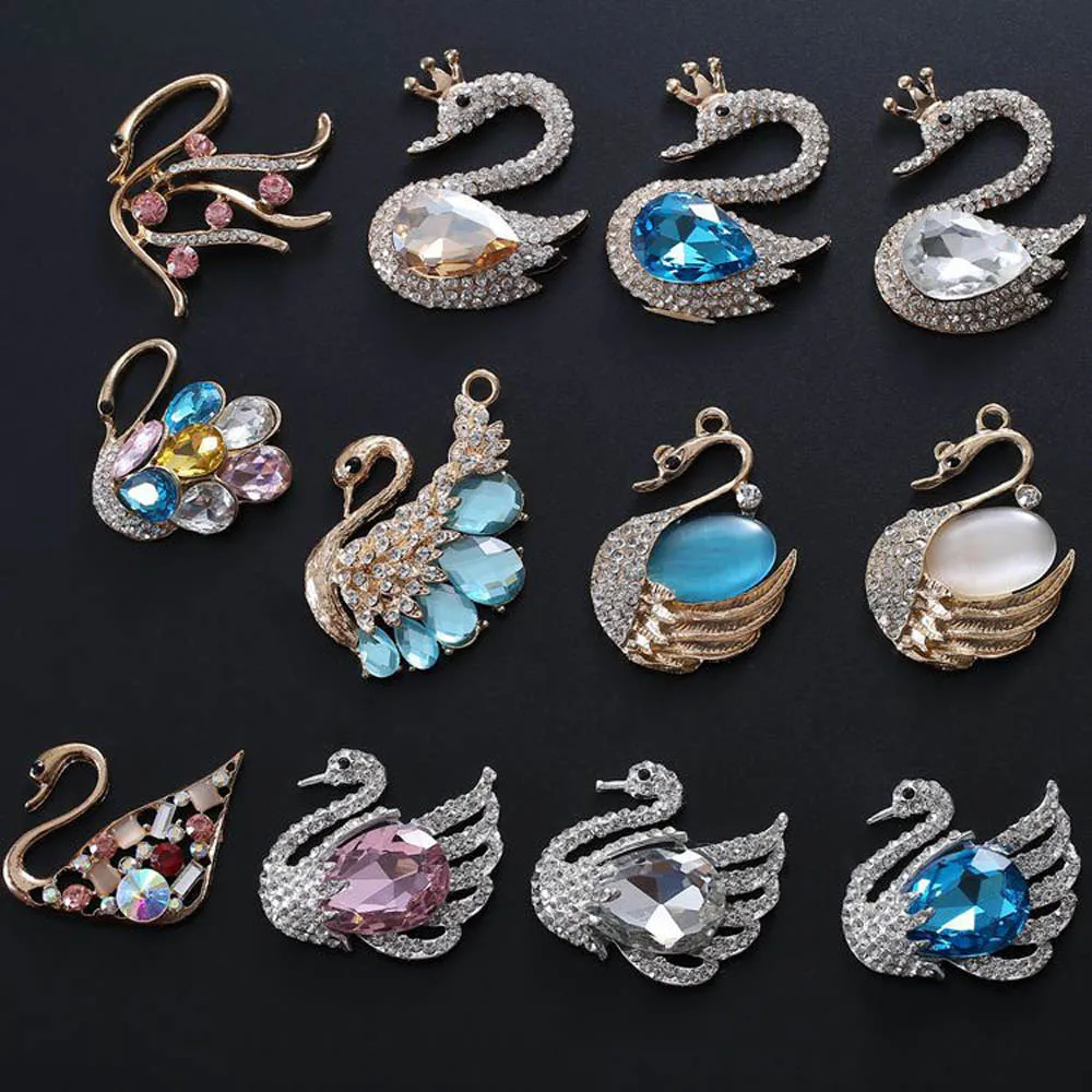 1 pcs/lot Swan Rhinestone Buttons For Girl Hair Wedding Invitation Card Crystal Sewing Buttons Dress Crafts Jewelry Accessories
1 pcs/lot Swan Rhinestone Buttons For Girl Hair Wedding Invitation Card Crystal Sewing Buttons Dress Crafts Jewelry Accessories