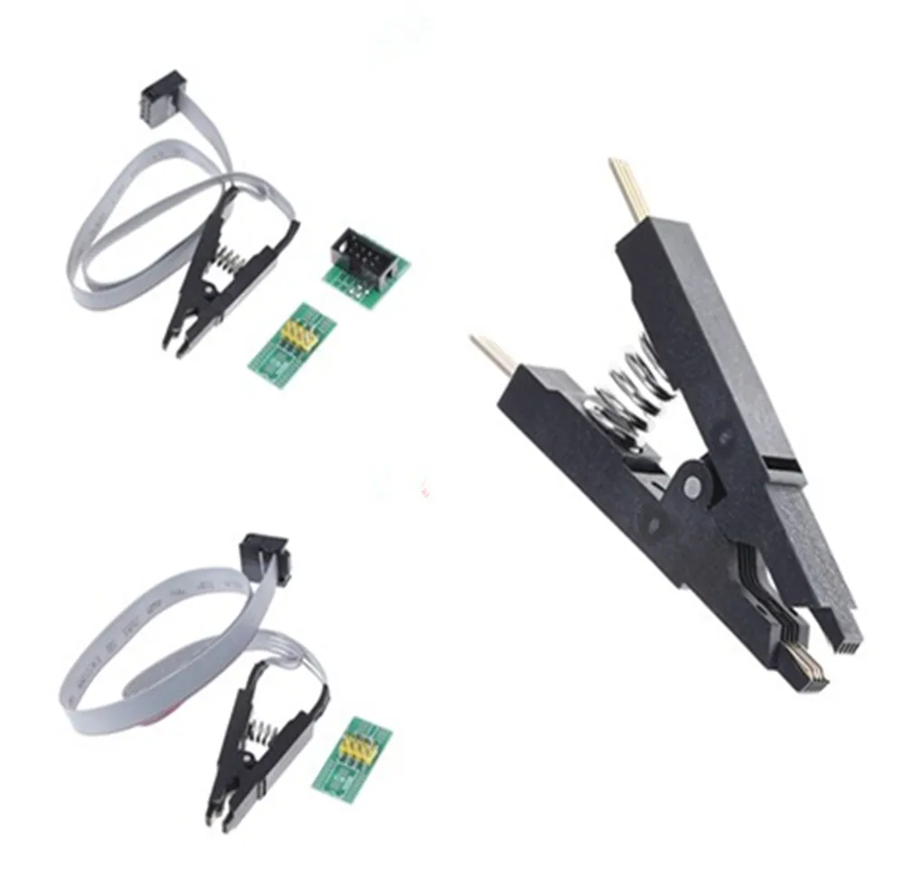 Новый SOIC8 SOP8 тестовый зажим для EEPROM 93CXX/25CXX/24CXX программируемый набор|Аксессуары
