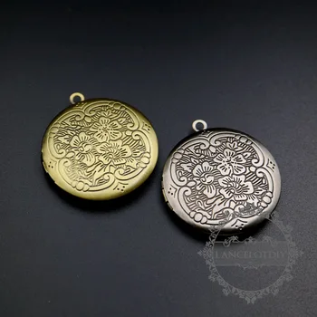 32mm brass bronze,antqiued silver flower engraved round photo locket pendant charm 1111073
32mm brass bronze,antqiued silver flower engraved round photo locket pendant charm 1111073