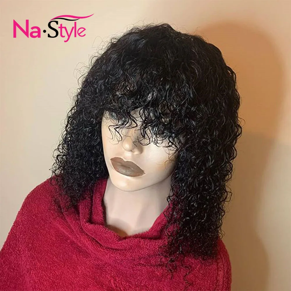 Water Wave Wig With Bangs Wet And Wavy Human Hair Lace Front Human Hair Wigs With Bang Pre Plucked Lace Wig With Baby Hair
Water Wave Wig With Bangs Wet And Wavy Human Hair Lace Front Human Hair Wigs With Bang Pre Plucked Lace Wig With Baby Hair
