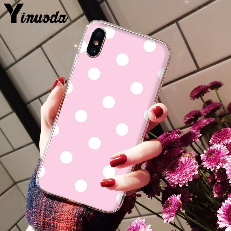 Polka dot pattern heart