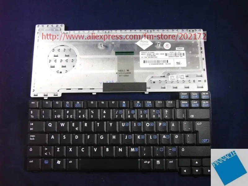 Brand New Black Laptop Notebook Keyboard 416039-081 405963-081 For HP Compaq nx6320 nx6310 series (Denmark)
Brand New Black Laptop Notebook Keyboard 416039-081 405963-081 For HP Compaq nx6320 nx6310 series (Denmark)