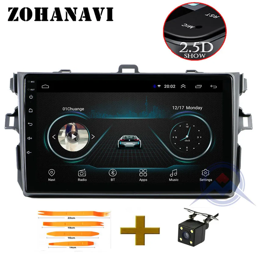 ZOHANAVI Android 8.1 2.5D Car DVD GPS for Toyota Corolla 2007 2008 2009 2010 2013 radio GPS Navigation stereo multimeida player
ZOHANAVI Android 8.1 2.5D Car DVD GPS for Toyota Corolla 2007 2008 2009 2010 2013 radio GPS Navigation stereo multimeida player