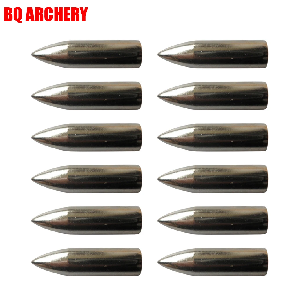 12pcs Archery Arrows Target point tips 70GR ID6mm Arrowhead broadhead for Recurve bow shooting | Спорт и развлечения