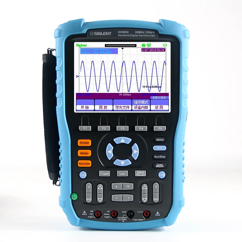Free Shipping New Released Item SIGLENT SHS806 60MHz 1GSa/s Handheld Digital Oscilloscope 2Mpts Memory Depth
Free Shipping New Released Item SIGLENT SHS806 60MHz 1GSa/s Handheld Digital Oscilloscope 2Mpts Memory Depth