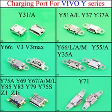 Voor Vivo Y31/EEN Y51A/L Y37 Y37A Y71 Y66/Y35A V3 Micro USB Connector Oplader Opladen socket stekker dock Data Sync Port Dock(China)