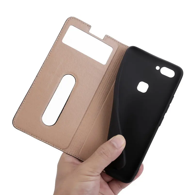Phone Cases for Vivo X21 Case Magnetic Case Genuine Leather Cover for Vivo X20 Plus Nex X21i X9 X9s Plus Xplay 6 Cowhide Funda 1