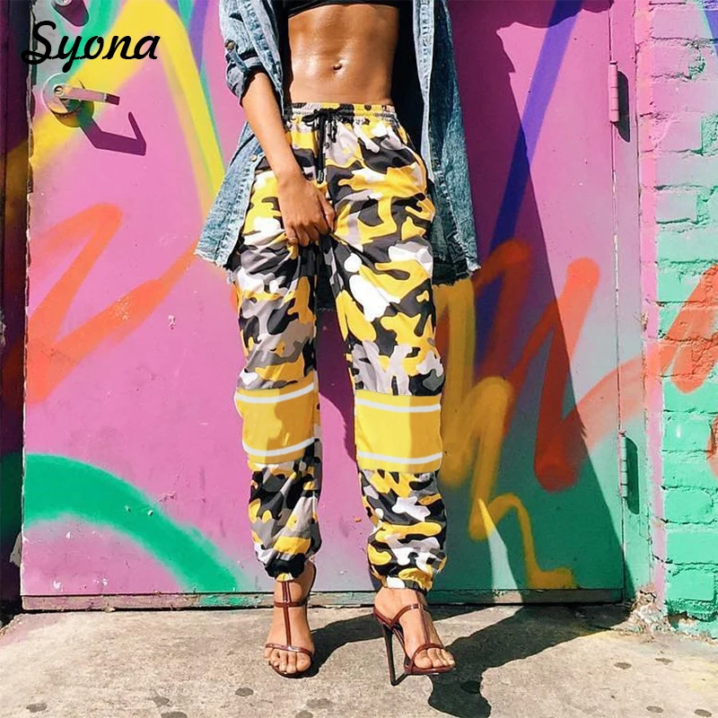 Camouflage PANTS High Waist Baggy Trousers Jogger Sweat PANTS Ladies CAMO Casual Sweatpants Trackpants women Hip Hop Streetwear
Camouflage PANTS High Waist Baggy Trousers Jogger Sweat PANTS Ladies CAMO Casual Sweatpants Trackpants women Hip Hop Streetwear