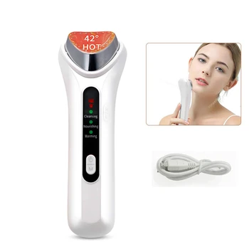Ultrasonic Face Lifting Warm Hot Therapy Massager Sonic Ion Vibration Clean Moisturize Wrinkle Removal Skin Tightening Device
Ultrasonic Face Lifting Warm Hot Therapy Massager Sonic Ion Vibration Clean Moisturize Wrinkle Removal Skin Tightening Device