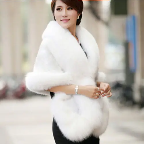 Ladies Wedding Party Faux Fox Mink Fur Luxury Cape Shawl Wrap Shrug Scarf Stole Bridal Wedding Mink Rabbit Fur Dress
Ladies Wedding Party Faux Fox Mink Fur Luxury Cape Shawl Wrap Shrug Scarf Stole Bridal Wedding Mink Rabbit Fur Dress