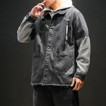 5XL Men Denim Jackets 2019 New Autumn Solid Youth Man Jean Outerwear Turn-down Collar Jackets and Coats For Young Boys#055
5XL Men Denim Jackets 2019 New Autumn Solid Youth Man Jean Outerwear Turn-down Collar Jackets and Coats For Young Boys#055