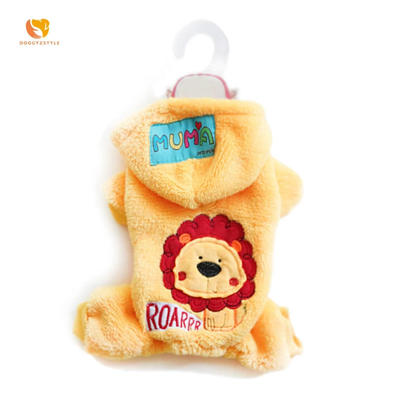 Pet Dog Jumpsuit Dog Four Legs Clothes Autumn Winter Cat Coral Fleece Hooded Yellow Apparel For Small Puppy Yorkshire DOGGYSTYLE
Pet Dog Jumpsuit Dog Four Legs Clothes Autumn Winter Cat Coral Fleece Hooded Yellow Apparel For Small Puppy Yorkshire DOGGYSTYLE