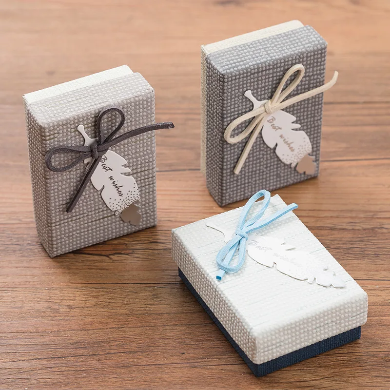 10 Pcs/Lot Jewelry Package Creative Craft Box with Bow Tag High Quality PaperBox Necklace Earring Gift for Wedding Engagement
10 Pcs/Lot Jewelry Package Creative Craft Box with Bow Tag High Quality PaperBox Necklace Earring Gift for Wedding Engagement