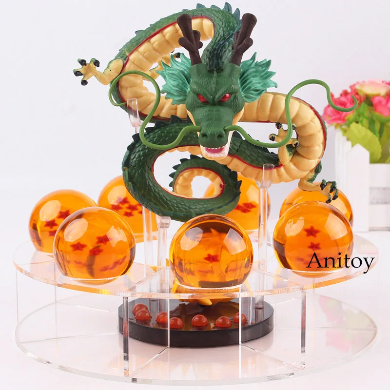 Anime Cartoon Dragon Ball Z ShenLong Shenron + 7 Crystal Balls 4CM Set PVC WCF MEGA MG01 Shenron Dragon Ball Collectible Toy
Anime Cartoon Dragon Ball Z ShenLong Shenron + 7 Crystal Balls 4CM Set PVC WCF MEGA MG01 Shenron Dragon Ball Collectible Toy