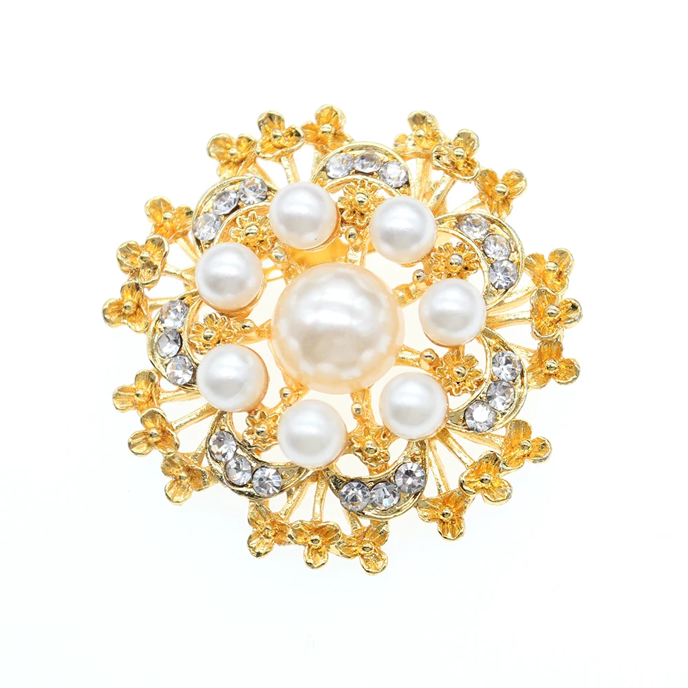 50pcs/New Fashion Golden Round Pearl Flower Pin Crescent Shape White Pearl Flower Brooch For Women
50pcs/New Fashion Golden Round Pearl Flower Pin Crescent Shape White Pearl Flower Brooch For Women