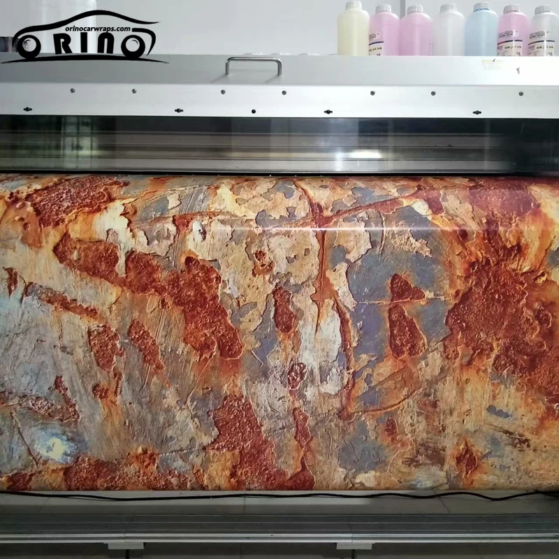 Rusty Camouflage Vinyl Film Sticker-3
