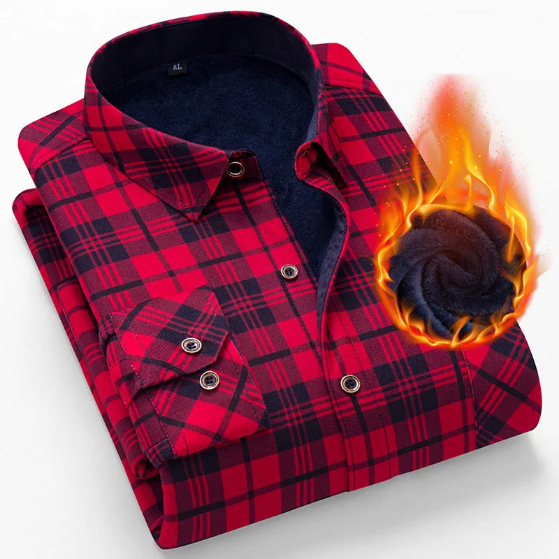 AOLIWEN warm shirt Plaid Casual shirt Long sleeve Brand men's shirt Cotton wintter Fashion casual sizeL-5XL High quality comfort
AOLIWEN warm shirt Plaid Casual shirt Long sleeve Brand men's shirt Cotton wintter Fashion casual sizeL-5XL High quality comfort