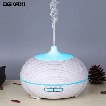 DEKAIXI 300ml Ultrasonic Air Humidifier Essential Oil Diffuser with White Grain 7 Color Changing LED Lights for Office Home
DEKAIXI 300ml Ultrasonic Air Humidifier Essential Oil Diffuser with White Grain 7 Color Changing LED Lights for Office Home