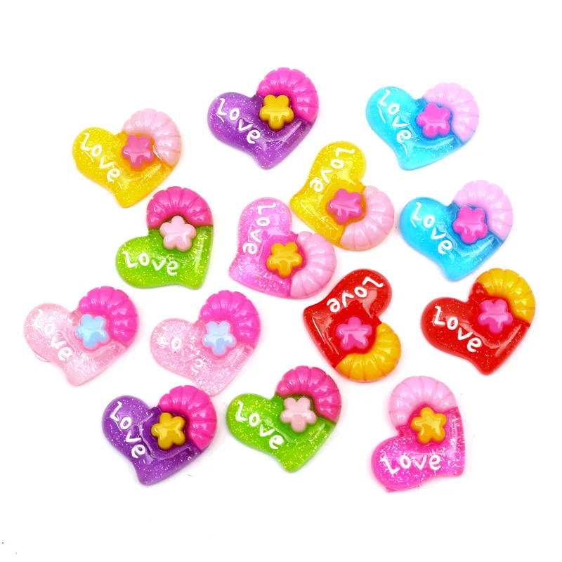 LF 50Pcs Heart Mixed Resin Decoration Crafts Flatback Cabochon Embellishments For Scrapbooking Hair Clips Diy Accessories
LF 50Pcs Heart Mixed Resin Decoration Crafts Flatback Cabochon Embellishments For Scrapbooking Hair Clips Diy Accessories