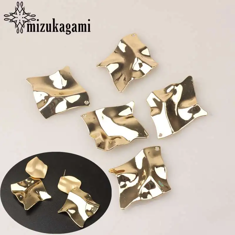 Zinc Alloy Golden Geometric Distorted 3D Square Charms Connector 3pcs/lot 48*55mm For DIY Fashion Earrings Accessories 
Zinc Alloy Golden Geometric Distorted 3D Square Charms Connector 3pcs/lot 48*55mm For DIY Fashion Earrings Accessories
