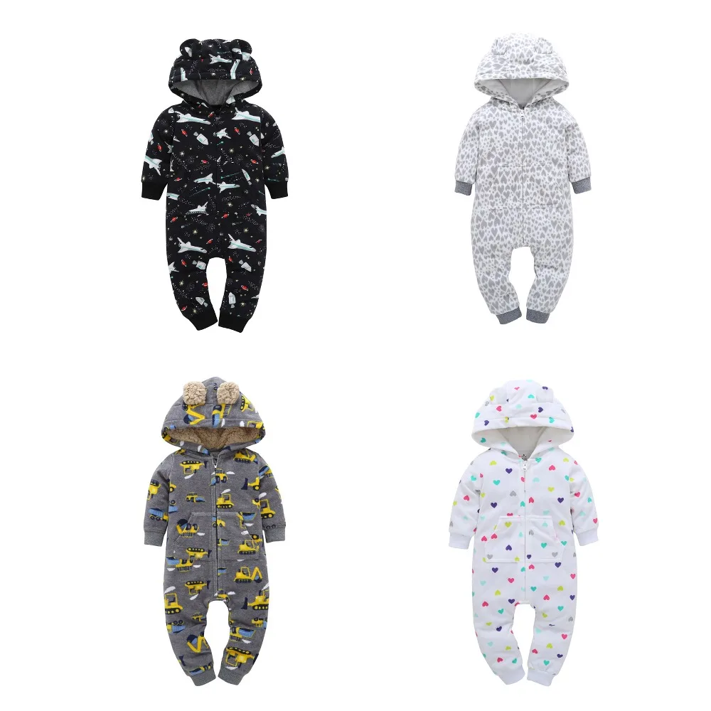 Baby Winter Jumpsuits with velet New-born Bebes 6-24 Months Baby Boys Girls Clothing Set Fleece Hooded Long Sleeve Rompers
Baby Winter Jumpsuits with velet New-born Bebes 6-24 Months Baby Boys Girls Clothing Set Fleece Hooded Long Sleeve Rompers